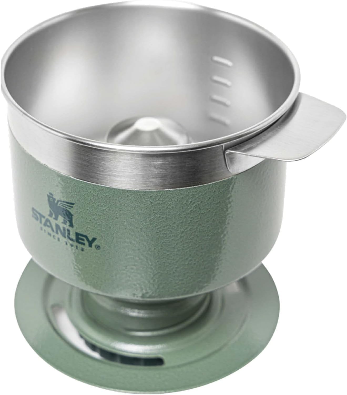 Stanley Perfect Brew Pour Over Kaffeebereiter - Ergibt 1-6 Tassen - Kaffeefilter Wiederverwendbar Edelstahl - Filterkaffee - BPA-Frei - Leicht Zu Reinigen & Abnehmbarer Filter - Hammertone Green